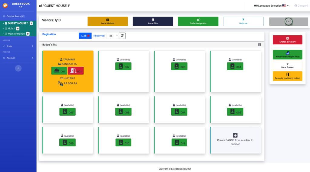 Manager site view