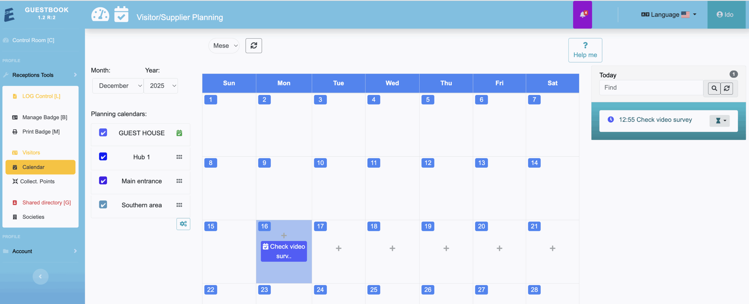 Calendar general appointment - details